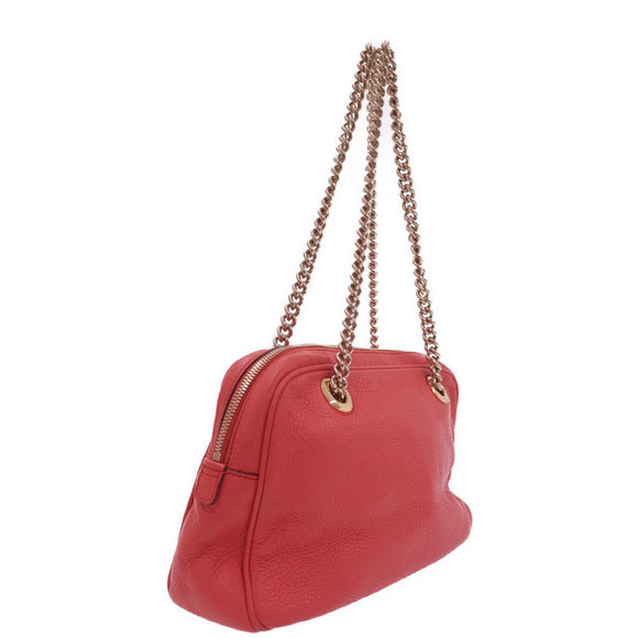 Gucci Soho Double Chain Shoulder Bag Leather - Picture 2 of 9